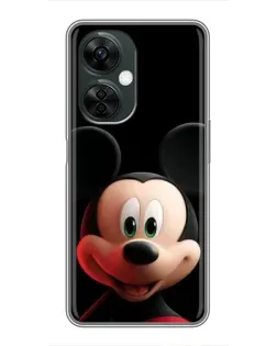 Чехол для OnePlus Nord CE 3 Lite с картинкой «Улыбающийся Микки Маус»