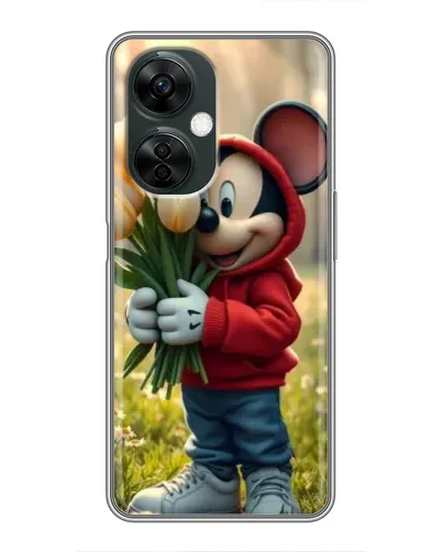 Чехол для OnePlus Nord CE 3 Lite с картинкой «Микки с тюльпанами» Чехол для OnePlus Nord CE 3 Lite с картинкой «Микки с тюльпанами»