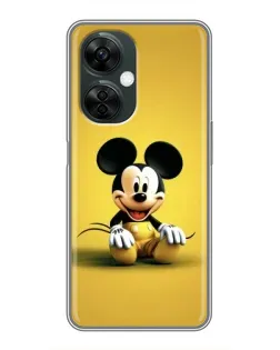 Чехол для OnePlus Nord CE 3 Lite с картинкой «Микки на желтом»