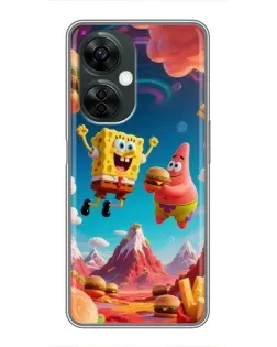 Чехол для OnePlus Nord CE 3 Lite с картинкой «Космический фастфуд»
