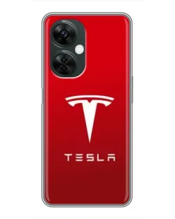 Чехол для OnePlus Nord CE 3 Lite с картинкой «Tesla Red Classic»