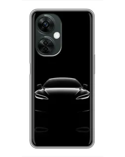 Чехол для OnePlus Nord CE 3 Lite с картинкой «Силуэт Tesla Night»