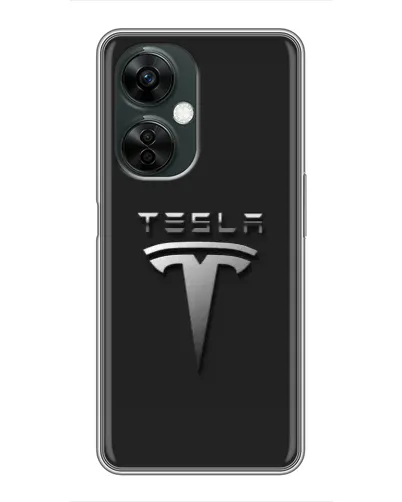 Чехол для OnePlus Nord CE 3 Lite с картинкой «Стальной логотип Tesla» Чехол для OnePlus Nord CE 3 Lite с картинкой «Стальной логотип Tesla»