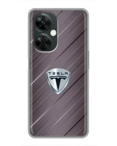 Чехол для OnePlus Nord CE 3 Lite с картинкой «Металлическая текстура Tesla» Чехол для OnePlus Nord CE 3 Lite с картинкой «Металлическая текстура Tesla»