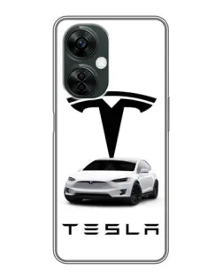 Чехол для OnePlus Nord CE 3 Lite с картинкой «Tesla White Style»