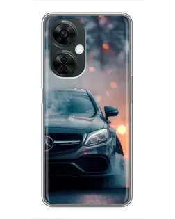 Чехол для OnePlus Nord CE 3 Lite с картинкой «Mercedes — ночной город»