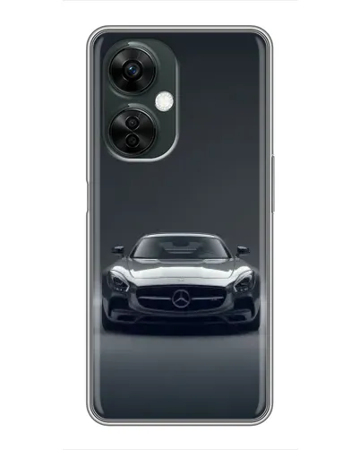 Чехол для OnePlus Nord CE 3 Lite с картинкой «Mercedes на черном» Чехол для OnePlus Nord CE 3 Lite с картинкой «Mercedes на черном»