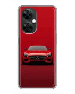 Чехол для OnePlus Nord CE 3 Lite с картинкой «Красный Mercedes AMG»