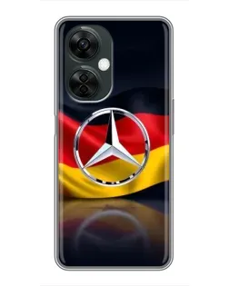 Чехол для OnePlus Nord CE 3 Lite с картинкой «Mercedes — флаг Германии»