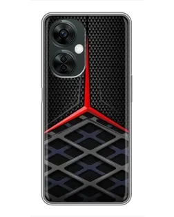 Чехол для OnePlus Nord CE 3 Lite с картинкой «Mercedes Carbon Grid»