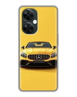 Чехол для OnePlus Nord CE 3 Lite с картинкой «Желтый Mercedes GT»