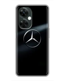 Чехол для OnePlus Nord CE 3 Lite с картинкой «Mercedes на металле»