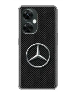 Чехол для OnePlus Nord CE 3 Lite с картинкой «Карбоновый Mercedes стиль»