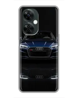 Чехол для OnePlus Nord CE 3 Lite с картинкой «Audi — ночное отражение» Чехол для OnePlus Nord CE 3 Lite с картинкой «Audi — ночное отражение»