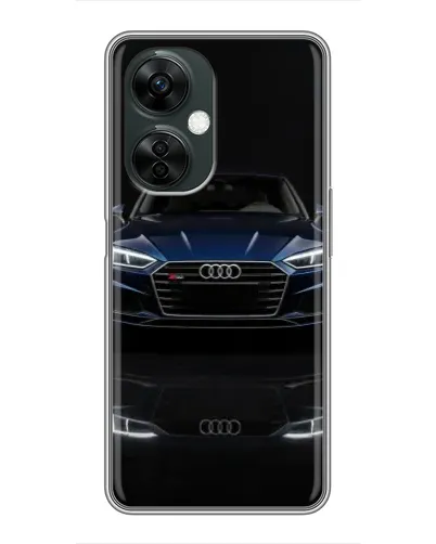 Чехол для OnePlus Nord CE 3 Lite с картинкой «Audi — ночное отражение» Чехол для OnePlus Nord CE 3 Lite с картинкой «Audi — ночное отражение»