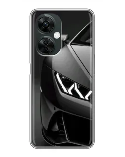 Чехол для OnePlus Nord CE 3 Lite с картинкой «Lamborghini фары детализация»