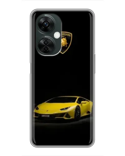 Чехол для OnePlus Nord CE 3 Lite с картинкой «Lamborghini желтый акцент»