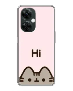 Чехол для OnePlus Nord CE 3 Lite с картинкой «Пушин говорит Hi» Чехол для OnePlus Nord CE 3 Lite с картинкой «Пушин говорит Hi»