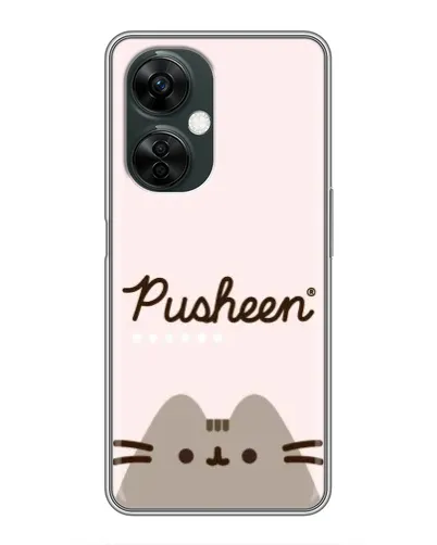 Чехол для OnePlus Nord CE 3 Lite с картинкой «Pusheen логотип»