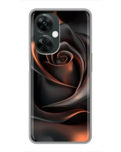 Чехол для OnePlus Nord CE 3 Lite с картинкой «Шелковая черная роза»