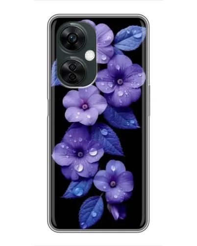 Чехол для OnePlus Nord CE 3 Lite с картинкой «Фиолетовые цветы с росою»