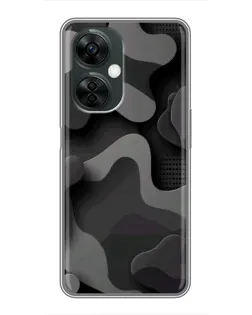 Чехол для OnePlus Nord CE 3 Lite с картинкой «Темный абстрактный камуфляж»
