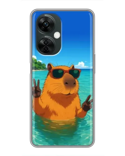 Чехол для OnePlus Nord CE 3 Lite с картинкой «Морская капибара» Чехол для OnePlus Nord CE 3 Lite с картинкой «Морская капибара»