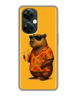 Чехол для OnePlus Nord CE 3 Lite с картинкой «Капибара на отдыхе»