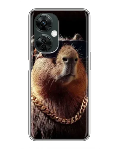 Чехол для OnePlus Nord CE 3 Lite с картинкой «Капибара золотая цепь» Чехол для OnePlus Nord CE 3 Lite с картинкой «Капибара золотая цепь»