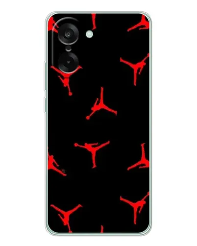 Чехол для OnePlus Nord CE 5 с картинкой «Jordan Red Pattern» Чехол для OnePlus Nord CE 5 с картинкой «Jordan Red Pattern»