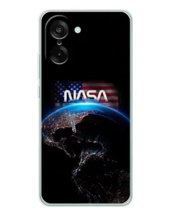 Чехол для OnePlus Nord CE 5 с картинкой «Земля из космоса NASA»