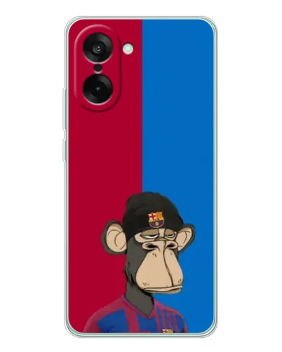 Чехол для OnePlus Nord CE 5 с картинкой «Bored Ape — фанат Барсы» Чехол для OnePlus Nord CE 5 с картинкой «Bored Ape — фанат Барсы»