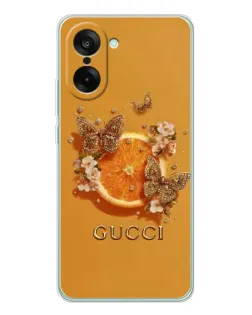 Чехол для OnePlus Nord CE 5 с картинкой «Gucci — золотые бабочки» Чехол для OnePlus Nord CE 5 с картинкой «Gucci — золотые бабочки»