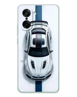 Чехол для OnePlus Nord CE 5 с картинкой «Вид сверху — BMW M»