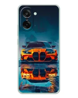 Чехол для OnePlus Nord CE 5 с картинкой «BMW — золотая эмблема»