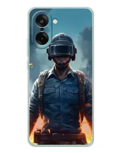 Чехол для OnePlus Nord CE 5 с картинкой «PUBG — реалистичный герой»