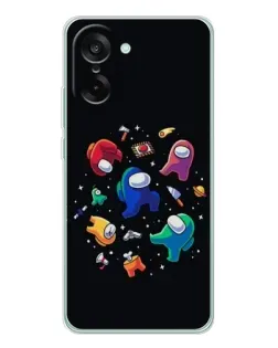 Чехол для OnePlus Nord CE 5 с картинкой «Among Us космос»