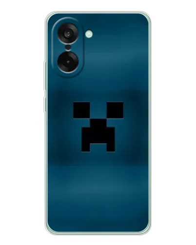 Чехол для OnePlus Nord CE 5 с картинкой «Крипер текстура»