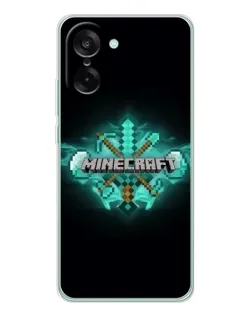 Чехол для OnePlus Nord CE 5 с картинкой «Minecraft Diamond лого» Чехол для OnePlus Nord CE 5 с картинкой «Minecraft Diamond лого»