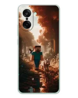 Чехол для OnePlus Nord CE 5 с картинкой «Стив в лесу» Чехол для OnePlus Nord CE 5 с картинкой «Стив в лесу»