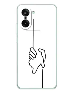 Чехол для OnePlus Nord CE 5 с картинкой «Рука держит»