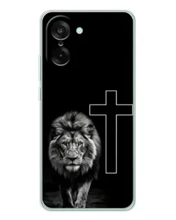 Чехол для OnePlus Nord CE 5 с картинкой «Лев и Крест»
