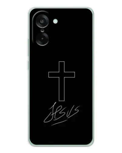 Чохол для OnePlus Nord CE 5 з картинкою «Графічний хрест Jesus» Чохол для OnePlus Nord CE 5 з картинкою «Графічний хрест Jesus»