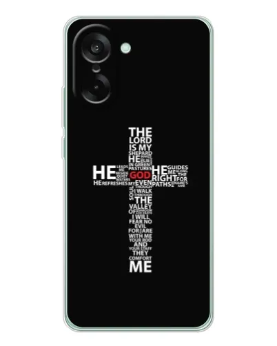 Чохол для OnePlus Nord CE 5 з картинкою «Текстовий хрест» Чохол для OnePlus Nord CE 5 з картинкою «Текстовий хрест»