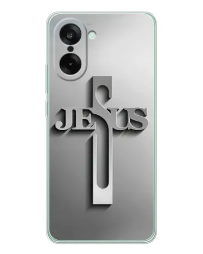 Чохол для OnePlus Nord CE 5 з картинкою «Металевий хрест Jesus» Чохол для OnePlus Nord CE 5 з картинкою «Металевий хрест Jesus»