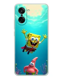 Чехол для OnePlus Nord CE 5 с картинкой «Спанч Боб под водой» Чехол для OnePlus Nord CE 5 с картинкой «Спанч Боб под водой»