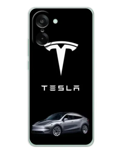 Чехол для OnePlus Nord CE 5 с картинкой «Tesla Model Y»