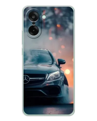 Чехол для OnePlus Nord CE 5 с картинкой «Mercedes — ночной город»