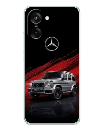 Чехол для OnePlus Nord CE 5 с картинкой «Mercedes G-Class красный»