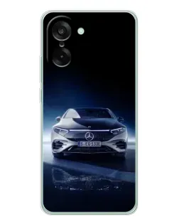 Чехол для OnePlus Nord CE 5 с картинкой «Ночной Mercedes EQ»